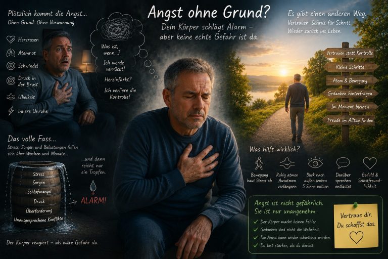 Symptome einer Angststörung
