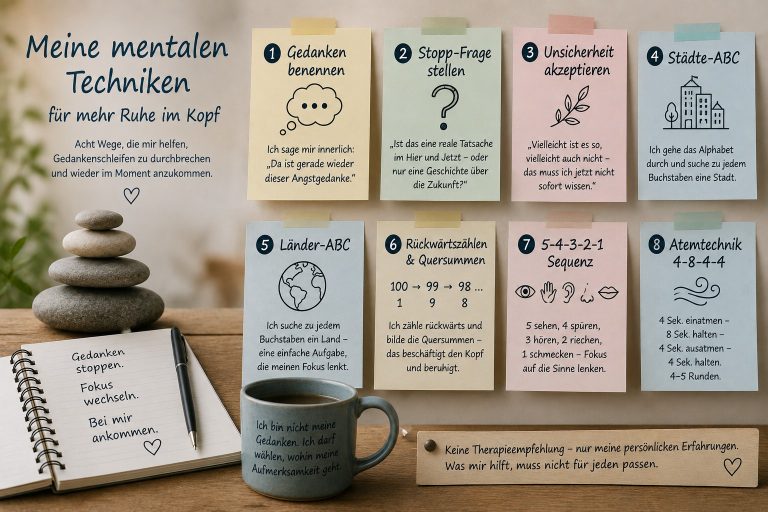 Techniken Gedanken unterbrechen